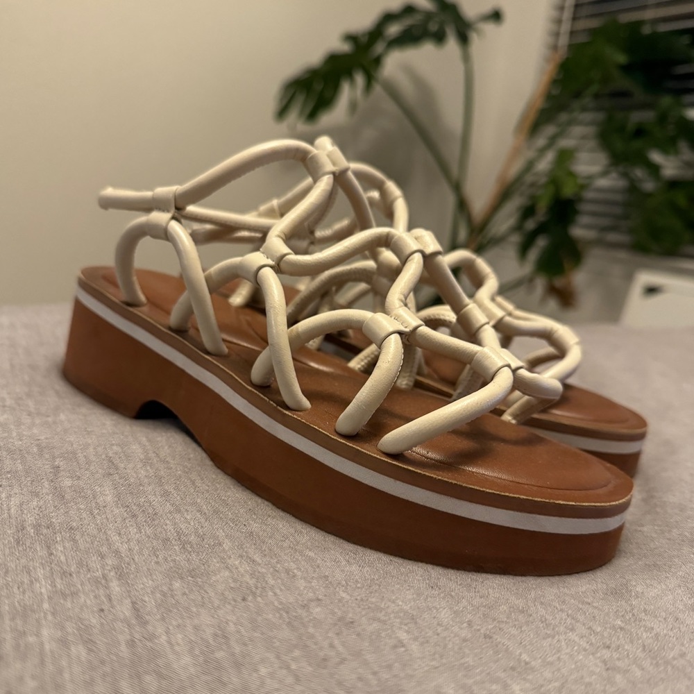 Aerosols Chaya strappy platform sandals 6.5